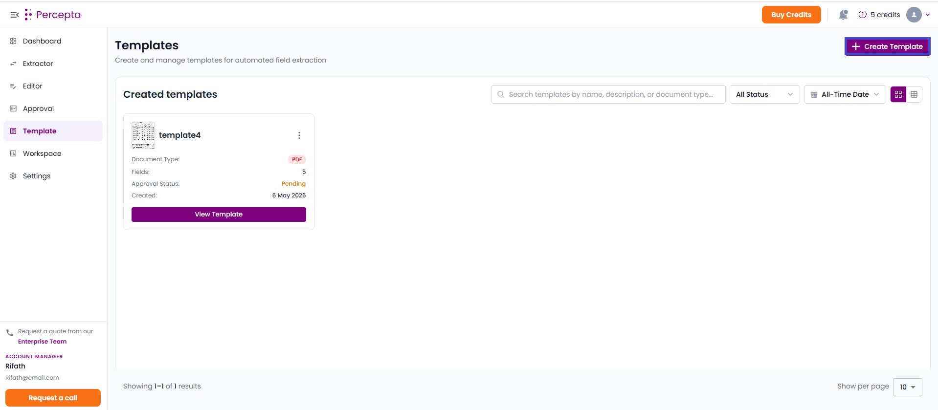 create page